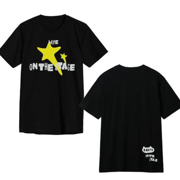 POLERA JH NEGRA ESTRELLA ARDILLA