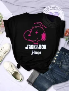 POLERA JH NEGRA SNOPY