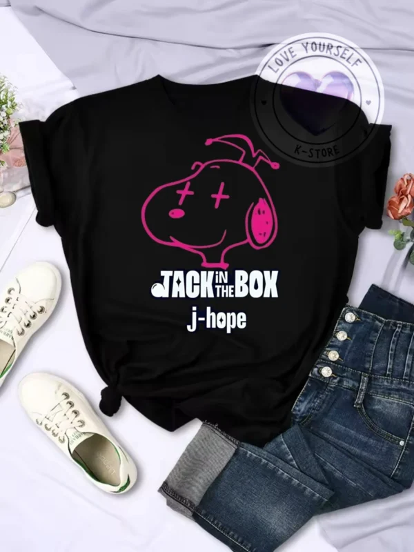 POLERA JH NEGRA SNOPY