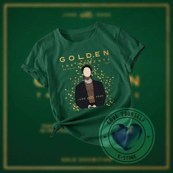 POLERA VERDE JK GOLDEN DESTELLANTE