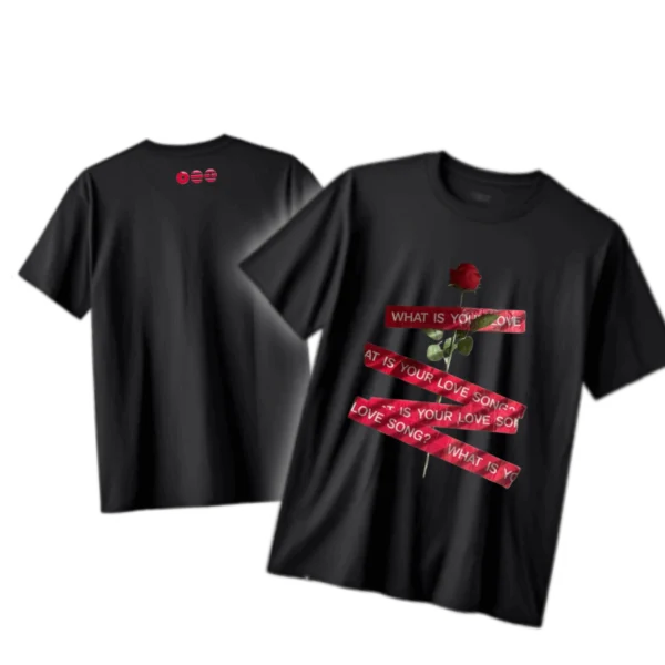 POLERA NEGRO ARIRANG WHAT IS YOUR LOVE