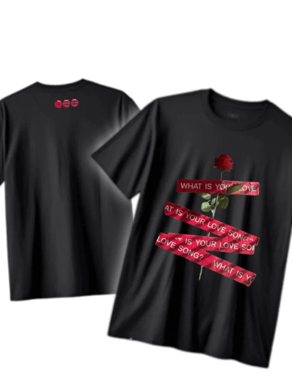 POLERA NEGRO ARIRANG WHAT IS YOUR LOVE