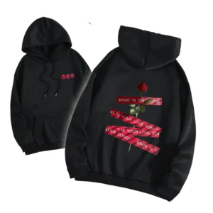 POLERON NEGRO ARIRANG CON GORRO