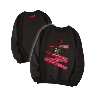 POLERON NEGRO ARIRANG SIN GORRO