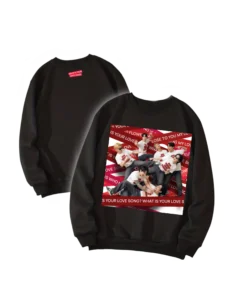 POLERON NEGRO SIN GORRO BTS2026